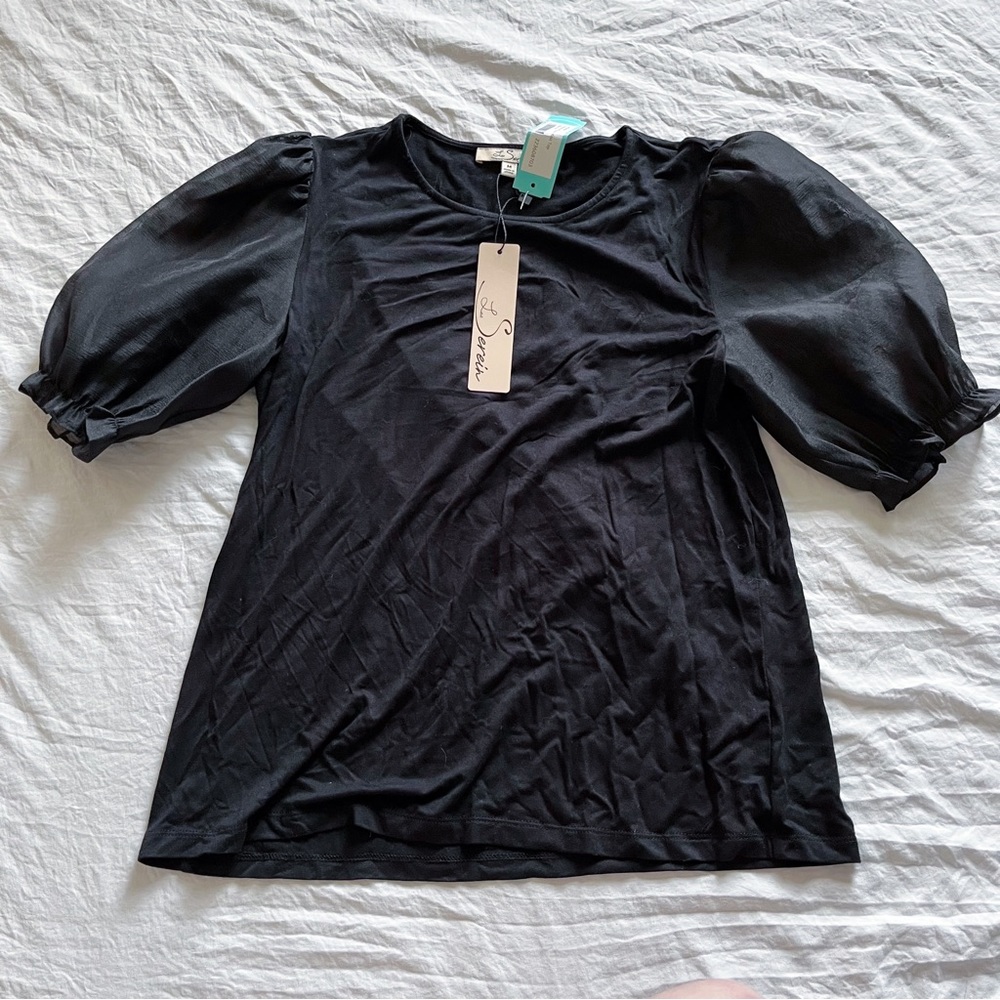 Wendy Puff Sleeve Knit Top